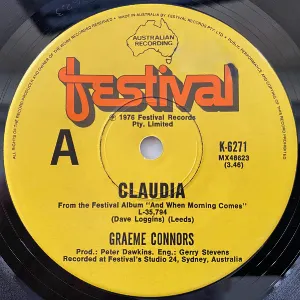 Pochette de Claudia de Graeme Connors