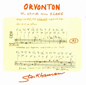 Pochette de ORVONTON: 15. Stunde aus KLANG de Karlheinz Stockhausen