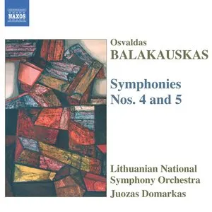 Pochette de Symphonies nos. 4 & 5 de Lietuvos nacionalinis simfoninis orkestras