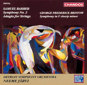 Pochette Barber: Symphony no. 2 / Adagio for Strings / Bristow: Symphony in F-sharp minor