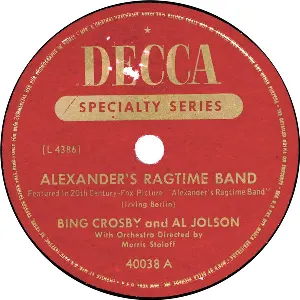 Pochette Alexander’s Ragtime Band / The Spaniard That Blighted My Life