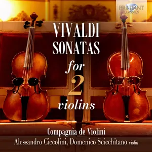 Pochette de Sonatas for 2 Violins de Antonio Vivaldi