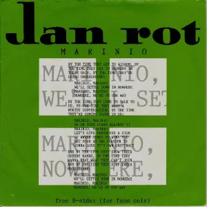 Pochette de Marinio / The Bluest Man in Town de Jan Rot
