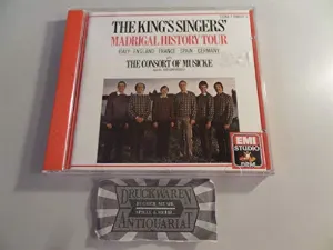 Pochette de Madrigal History Tour de The King’s Singers - The Consort of Musicke - Anthony Rooley