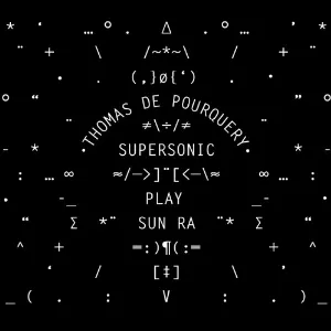 Pochette de Play Sun Ra de Supersonic - Thomas de Pourquery
