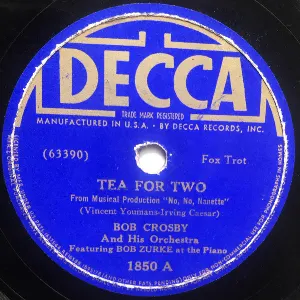Pochette de Tea for Two / Royal Garden Blues de Bob Crosby and His Orchestra