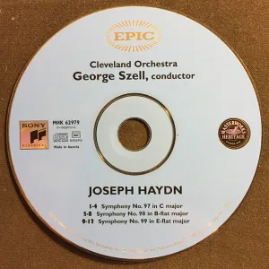 Pochette de Symphonies 97, 98, 99 de George Szell - Joseph Haydn - The Cleveland Orchestra