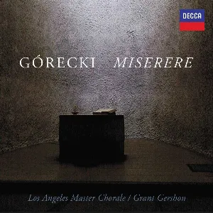Pochette de Miserere de Henryk Mikołaj Górecki
