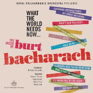 Pochette What the World Needs Now… The Music of Burt Bacharach