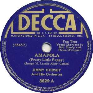 Pochette de Amapola (Pretty Little Poppy) / Donna Maria de Jimmy Dorsey and His Orchestra