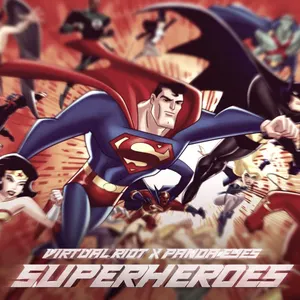 Pochette de Superheroes de Virtual Riot