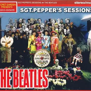 Pochette de Sgt. Pepper's Sessions de The Beatles
