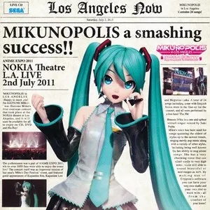 Pochette de MIKUNOPOLIS in LOS ANGELES “はじめまして、初音ミクです” de Hatsune Miku