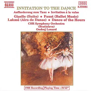 Pochette de Invitation to the Dance de Ondrej Lenárd - Symfonický orchester Slovenského rozhlasu