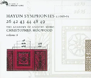 Pochette Symphonies, Volume 6: 26 42 43 44 48 49