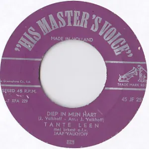 Pochette de Diep in mijn hart de Tante Leen