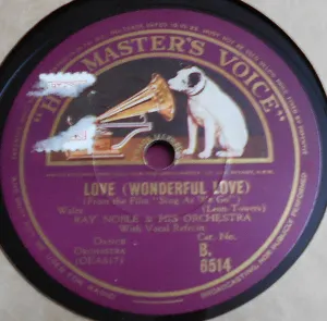 Pochette de Love (Wonderful Love) / Sing as We Go de Ray Noble and His Orchestra