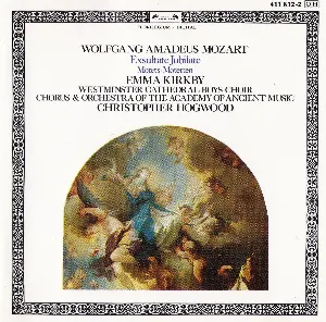 Pochette Mozart: Exsultate, jubilate / Regina coeli, KV 108 / Ergo interest / Regina coeli, KV 127