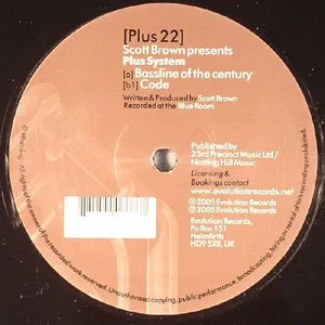 Pochette de Bassline of The Century / Code de Scott Brown