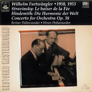 Pochette Stravinsky: Le Baiser de la fée / Hindemith: Die Harmonie der Welt / Concerto for Orchestra, op. 38