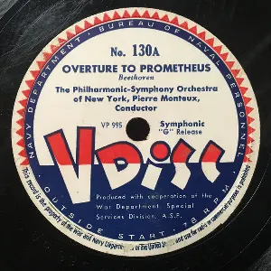 Pochette Overture To Prometheus / Fêtes