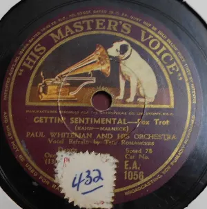Pochette de Gettin' Sentimental / 'Leven Pounds of Heaven de Paul Whiteman and His Orchestra