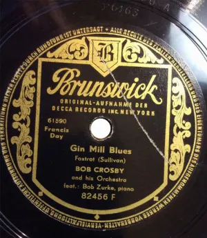 Pochette de Gin Mill Blues / Yancey Special de Bob Crosby and His Orchestra