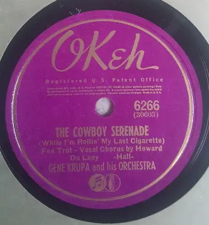 Pochette de The Cowboy Serenade / 'til Reveille de Gene Krupa and His Orchestra