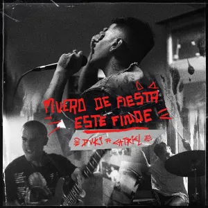 Pochette de Muero de fiesta este finde de Duki - Ca7riel