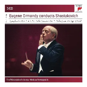 Pochette de Eugene Ormandy conducts Shostakovich de Dmitri Shostakovich - Eugene Ormandy - Mstislav Rostropovich - The Philadelphia Orchestra