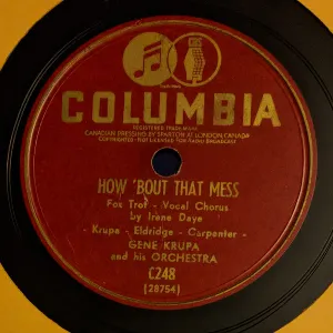 Pochette de How 'Bout That Mess / Drum Boogie de Gene Krupa and His Orchestra