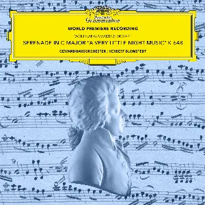 Pochette de Serenade in C major, K. 648 "A Very Little Night Music" (version for orchestra) de Herbert Blomstedt - Wolfgang Amadeus Mozart - Gewandhausorchester Leipzig