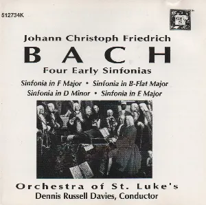 Pochette Four Early Sinfonias