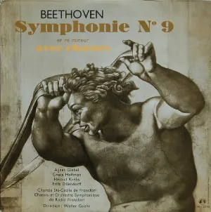 Pochette de Symphonie N° 9 en ré mineur avec chœurs de Ludwig van Beethoven - Chor des Bayerischen Rundfunks - Walter Goehr
