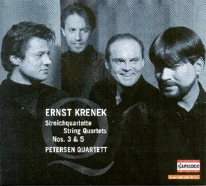 Pochette de Streichquartette / String Quartets Nos. 3 & 5 de Petersen Quartett - Ernst Krenek