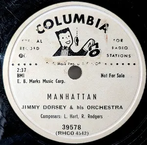 Pochette de Manhattan / Jiminy Christmas de Jimmy Dorsey and His Orchestra