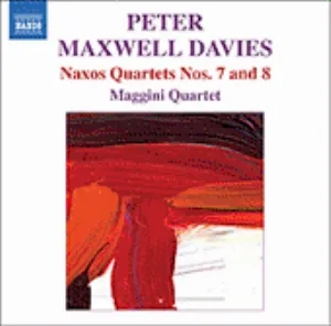 Pochette Naxos Quartets nos. 7 and 8