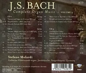 Pochette Complete Organ Music, Vol. 3