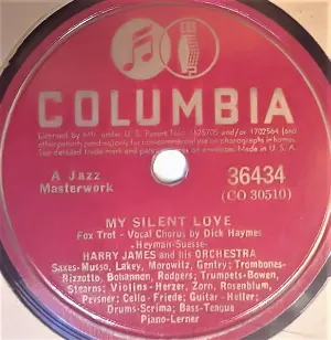 Pochette de My Silent Love / My Melancholy Baby de Harry James and His Orchestra