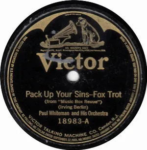 Pochette de Pack Up Your Sins / Crinoline Days de Paul Whiteman and His Orchestra
