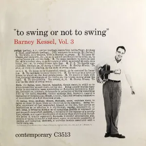 Pochette de Barney Kessel, Volume 3: "To Swing or Not to Swing" de Barney Kessel