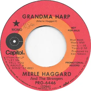 Pochette de Grandma Harp de The Strangers - Merle Haggard