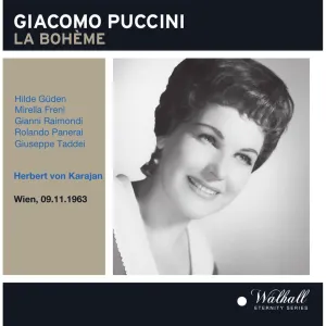 Pochette de Puccini: La Bohème live conducted by Herbert von Karajan (Live) de Herbert von Karajan