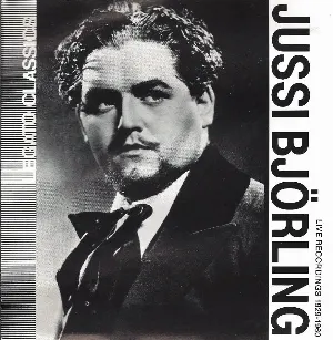 Pochette Jussi Björling Live Recordings 1929-1960