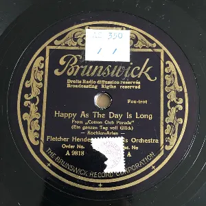 Pochette de Happy as the Day Is Long / Wrappin' It Up de Fletcher Henderson and His Orchestra