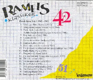 Pochette de Ramels klassiker: Povels bästa, vol. 1: 1942–51 de Povel Ramel