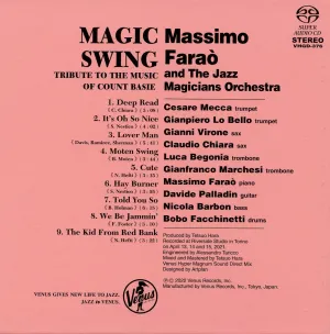 Pochette de Magic Swing tribute to The Music of Count Basie de Massimo Faraò