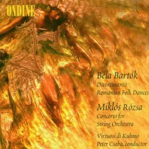 Pochette Divertimento / Romanian Folk Dances / Concerto for String Orchestra (Virtuosi di Kuhmo feat. conductor: Petér Csaba)