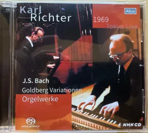 Pochette de Goldberg Variationen / Orgelwerke (1969 Tokyo Live) de Johann Sebastian Bach - Karl Richter