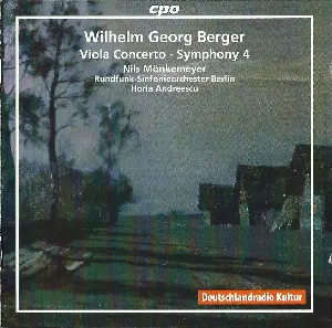 Pochette de Viola Concerto / Symphony 4 de Horia Andreescu - Rundfunk‐Sinfonieorchester Berlin